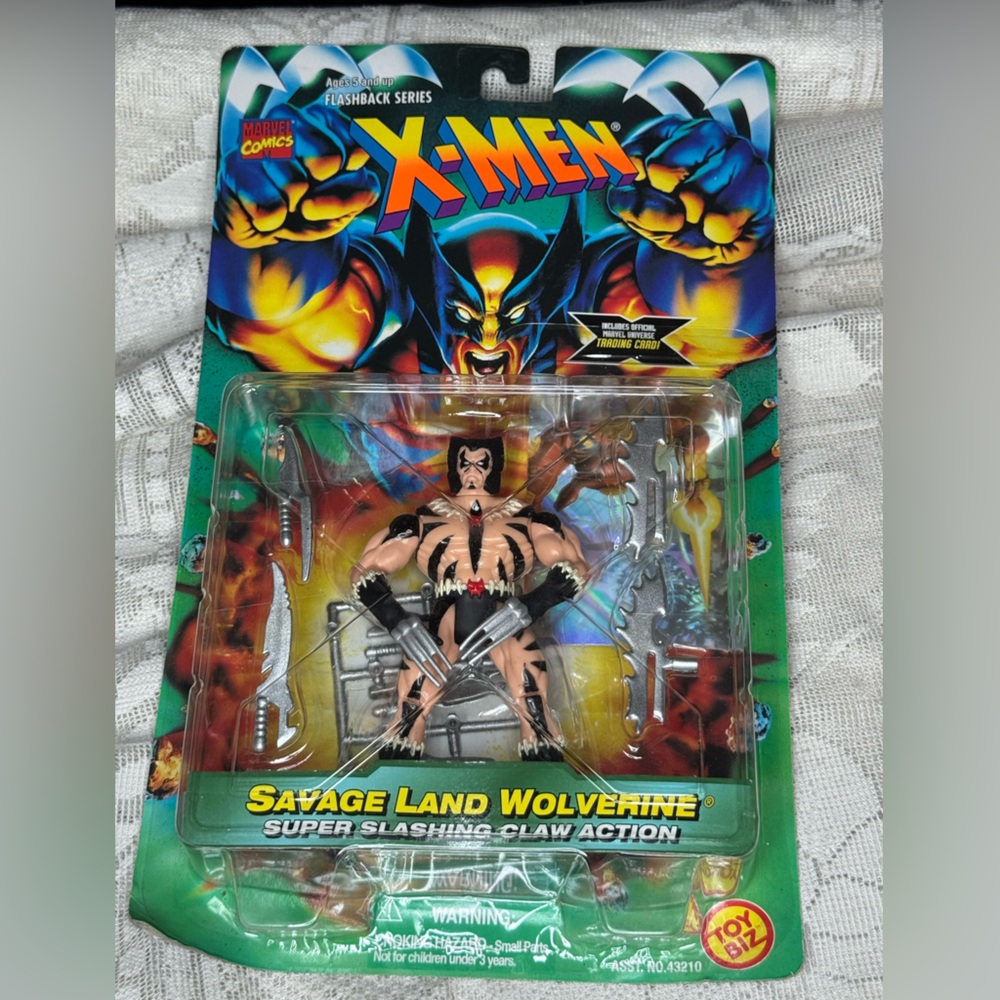 X MEN FLASHBACK SERIES-SAVAGE LAND WOLVERINE-VINTAGE 1996 NEW